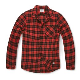 Vintage Industries - 23103 - Riley Flannel Shirt - red check L