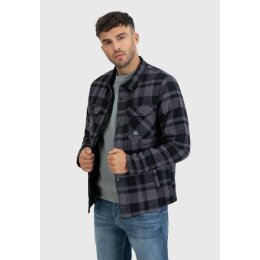 Vintage Industries - 3545 - Square + Padded Shirt - grey check