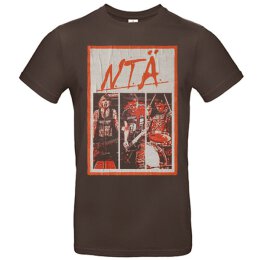 N.T.Ä. - Portrait - Unisex T-Shirt - brown M