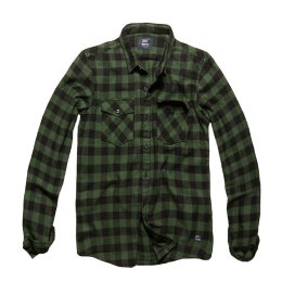 Vintage Industries - 3539 - Harley shirt - green check