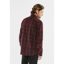 Vintage Industries - 3540 - Globe heavyweight shirt - burgundy check L