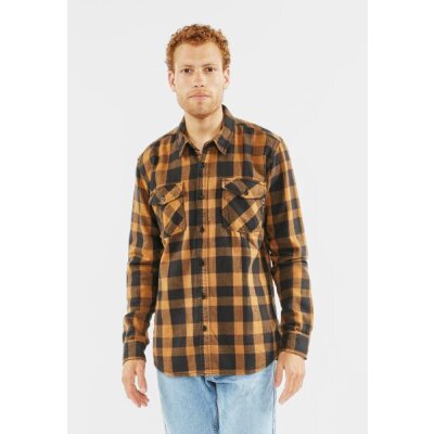 Vintage Industries - 3540 - Globe heavyweight shirt - yellow check L