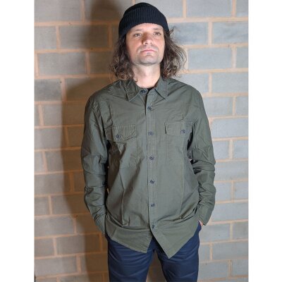 Vintage Industries - 23109 - Boston shirt - dark olive XXL