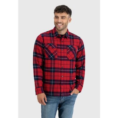 Vintage Industries - 23104 - Sem Flannel Shirt - red check L