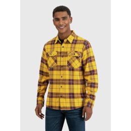 Vintage Industries - 23104 - Sem Flannel Shirt - yellow...