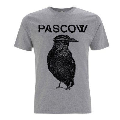 Pascow - Rabe - T-Shirt - melange grey