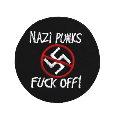 Nazi Punks Fuck Off! - Aufnäher (Patch)