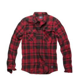 Vintage Industries - 3538 Austin Shirt - red check XXL