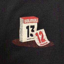 WAUMIAU - Kalender - T-Shirt - black S
