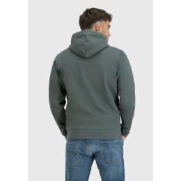 Vintage Industries - 3013 Redstone hooded sweatshirt - mid grey