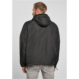 Brandit - BD3001 Windbreaker Fleece Pull Over - black L