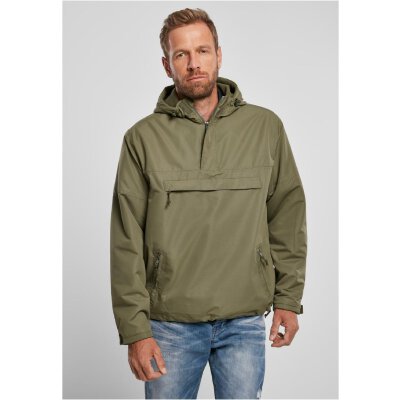 Brandit - BD3001 Windbreaker Fleece Pull Over - olive 3XL