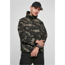 Brandit - BD3001 Windbreaker Fleece Pull Over - darkcamo M