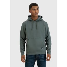 Vintage Industries - 3011 Derby Hooded Sweatshirt - mid grey XL