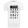 Merchcode - MC312 Marvel Crew Tee - white XL