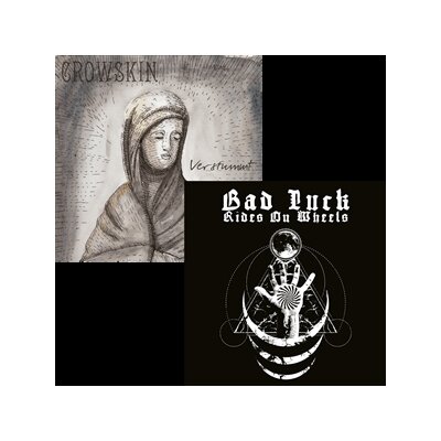 CROWSKIN / BAD LUCK RIDES ON WHEELS - VERSTUMMT - LP