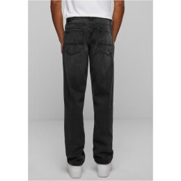 Urban Classics - TB6396 Heavy Ounce Straight Fit Jeans - blackwashed 36/32