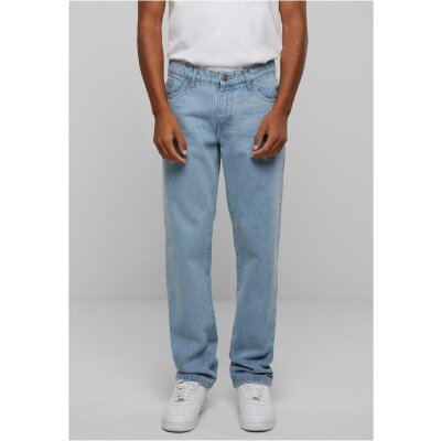 Urban Classics - TB6396 Heavy Ounce Straight Fit Jeans - light blue washed 30/32