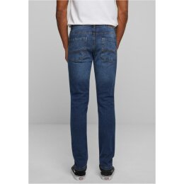 Urban Classics - TB6397 Heavy Ounce Slim Fit Jeans - new dark blue washed 30/32