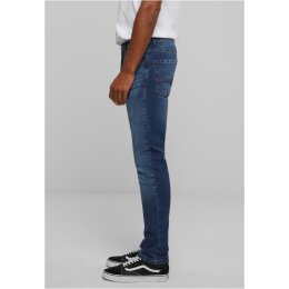 Urban Classics - TB6397 Heavy Ounce Slim Fit Jeans - new dark blue washed 31/32