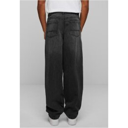 Urban Classics - TB6398 Heavy Ounce Baggy Fit Jeans - black washed 34/32