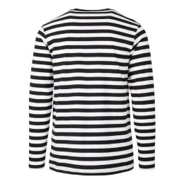 Urban Classics - TB3801 Regular Stripe LS - white/black XL