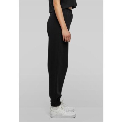 Build Your Brand - Ladies High Waist Ballon Sweat Pants (BY265) - black L