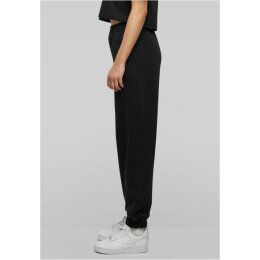 Build Your Brand - Ladies High Waist Ballon Sweat Pants (BY265) - black L