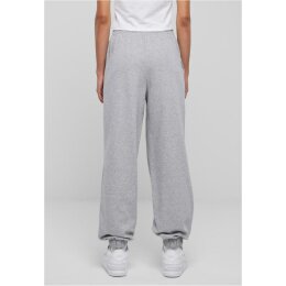 Build Your Brand - Ladies High Waist Ballon Sweat Pants (BY265) - heathergrey L