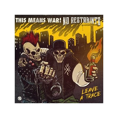 THIS MEANS WAR/NO RESTRAINTS - LEAVE A TRACE (SPLIT ALBUM) - LP