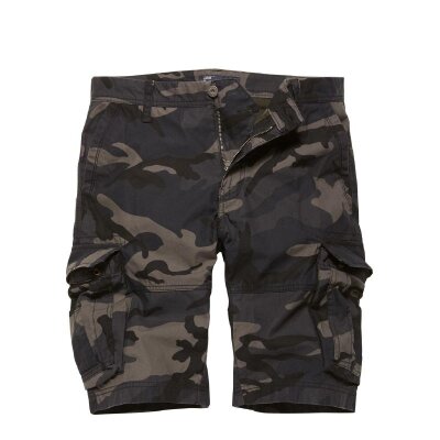 Vintage Industries - 1235 Rowing Shorts - dark camo XS