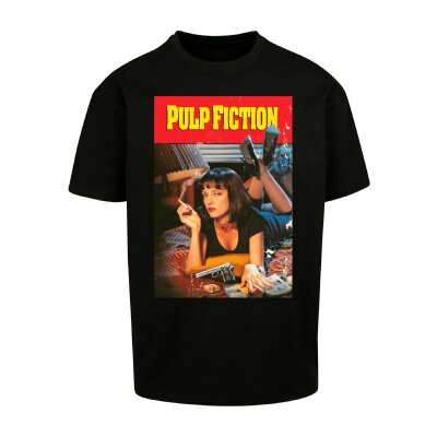 Urban Classics - MC896 Pulp Fiction Poster Oversize Tee - black