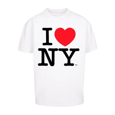 Urban Classics - MC933 I Love NY Oversize Tee - white