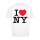 Urban Classics - MC933 I Love NY Oversize Tee - white