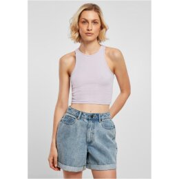 Urban Classics - Ladies Cropped Rib Top (TB1498) - lilac 4XL
