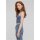 Urban Classics - Ladies Cropped Rib Top (TB1498) - vintageblue S