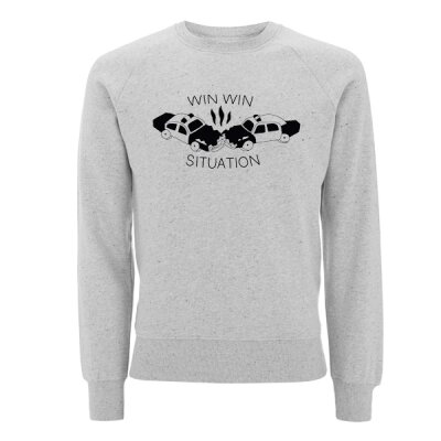 IMKNOTMINK - Win Win Situation - Unisex Sweatshirt - heather grey M