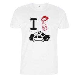 IMKNOTMINK - Molotovcocktail - Unisex T-Shirt - white L
