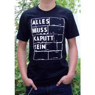 Pascow - Alles muss kaputt sein - T Shirt schwarz M
