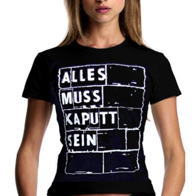 Pascow - Alles Muss Kaputt Sein - Girl Shirt - black S