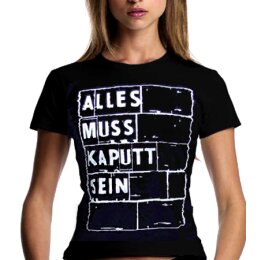 Pascow - Alles Muss Kaputt Sein - Girl Shirt - black XL