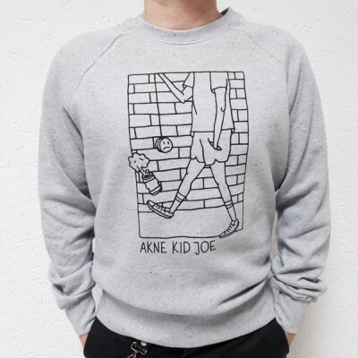 Akne Kid Joe - Give Never Up - Sweatshirt - grey L