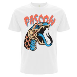 Pascow - Schlange - T-Shirt - white
