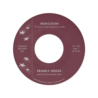OROZA, FRANKA - INDECISION (TRANSPARENT VIOLET VINYL) - 7"