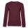 B&C -  Organic Crew Neck French Terry  Women (WW32B) - burgundy S