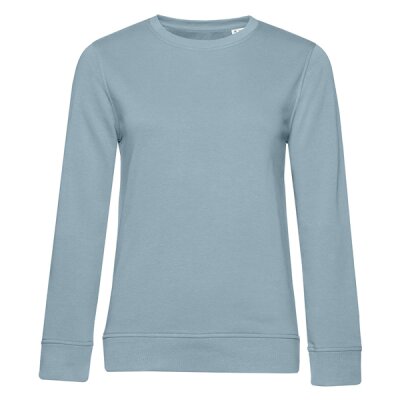 B&C -  Organic Crew Neck French Terry  Women (WW32B) - fog blue L