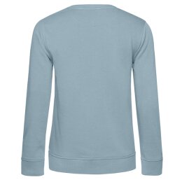 B&C -  Organic Crew Neck French Terry  Women (WW32B) - fog blue L