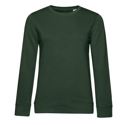 B&C -  Organic Crew Neck French Terry  Women (WW32B) - forest green M