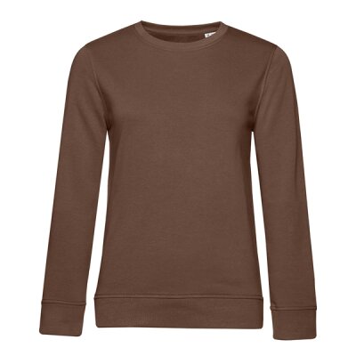 B&C -  Organic Crew Neck French Terry  Women (WW32B) - mocca brown M