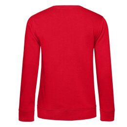 B&C -  Organic Crew Neck French Terry  Women (WW32B) - red M